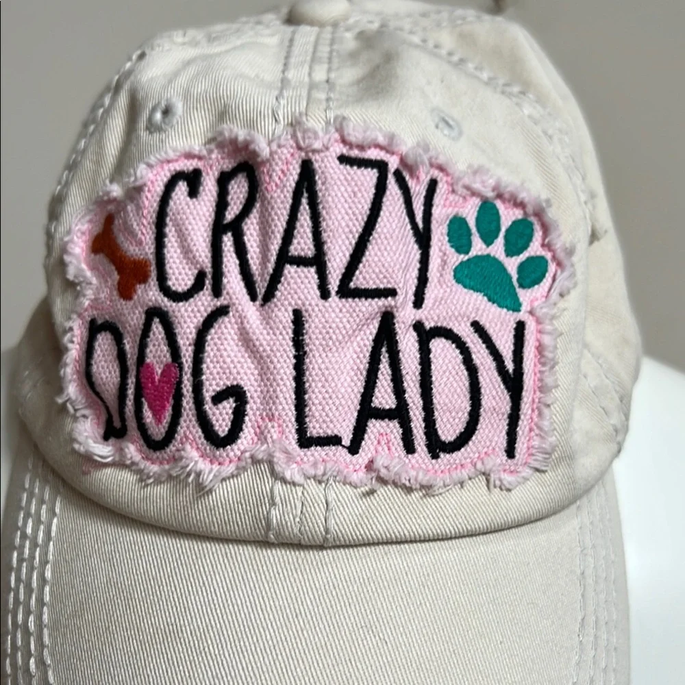 KBETHOS Cream Crazy Dog Lady Hat